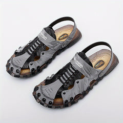 Men's Closed Toe Sandals Non Slip Outdoor Hiking Trekking Beach Shoes