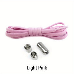 Elastic Stretch Lazy Shoelaces Alloy Metal Capsule Tie Shoe Buckles