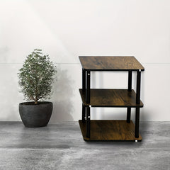 Bamboo Desk Organizer Adjustable Storage Shelf Modern Book Shelf