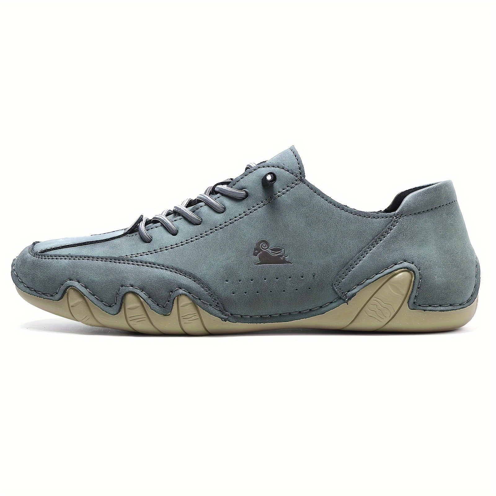 Men's Solid Low Top Boots Non Slip Lace Up Casual Shoes