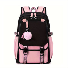 Schoolgirl Backpack High School Casual Boys Bag Decompression Waterproof