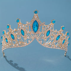 Baroque Rhinestone Crown for Girls Birthday Party