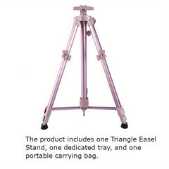 Portable Aluminum Easel with Adjustable Stand for Painting, Bonus O
