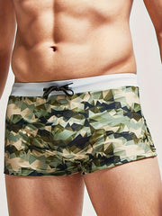 Men's Camouflage Briefs for Beach Surfing Swimming
