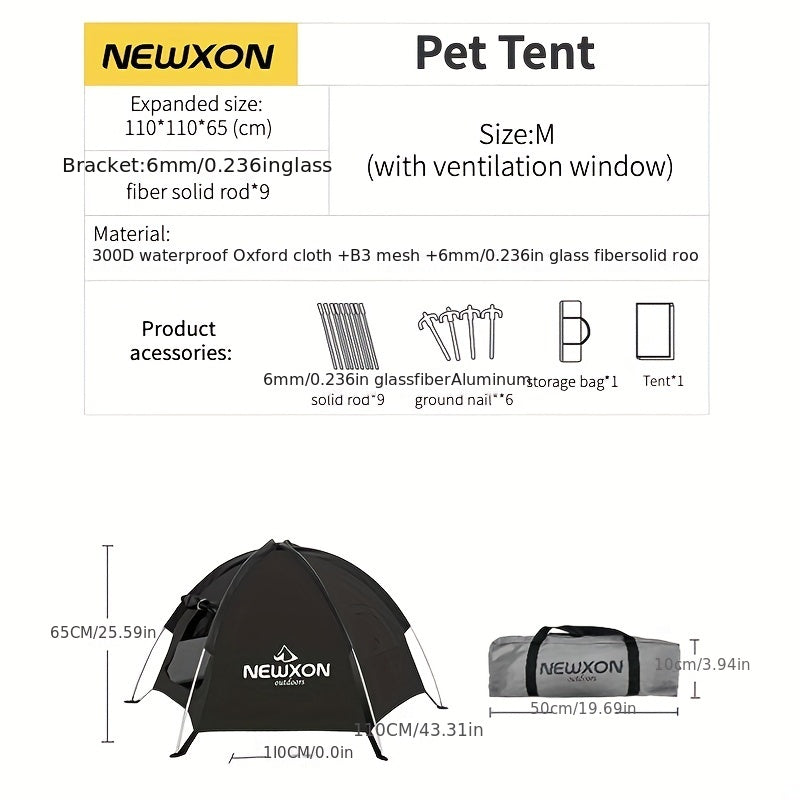 Universal Breathable Pet Tent Removable Waterproof Oxford Cloth Tent
