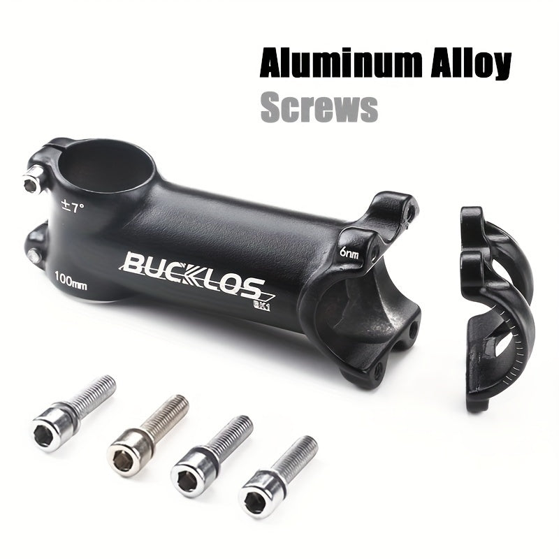BUCKLOS 7 17 22 Degree Bike Handlebar Stem 60-100mm Road Mountain Bicycle Stem