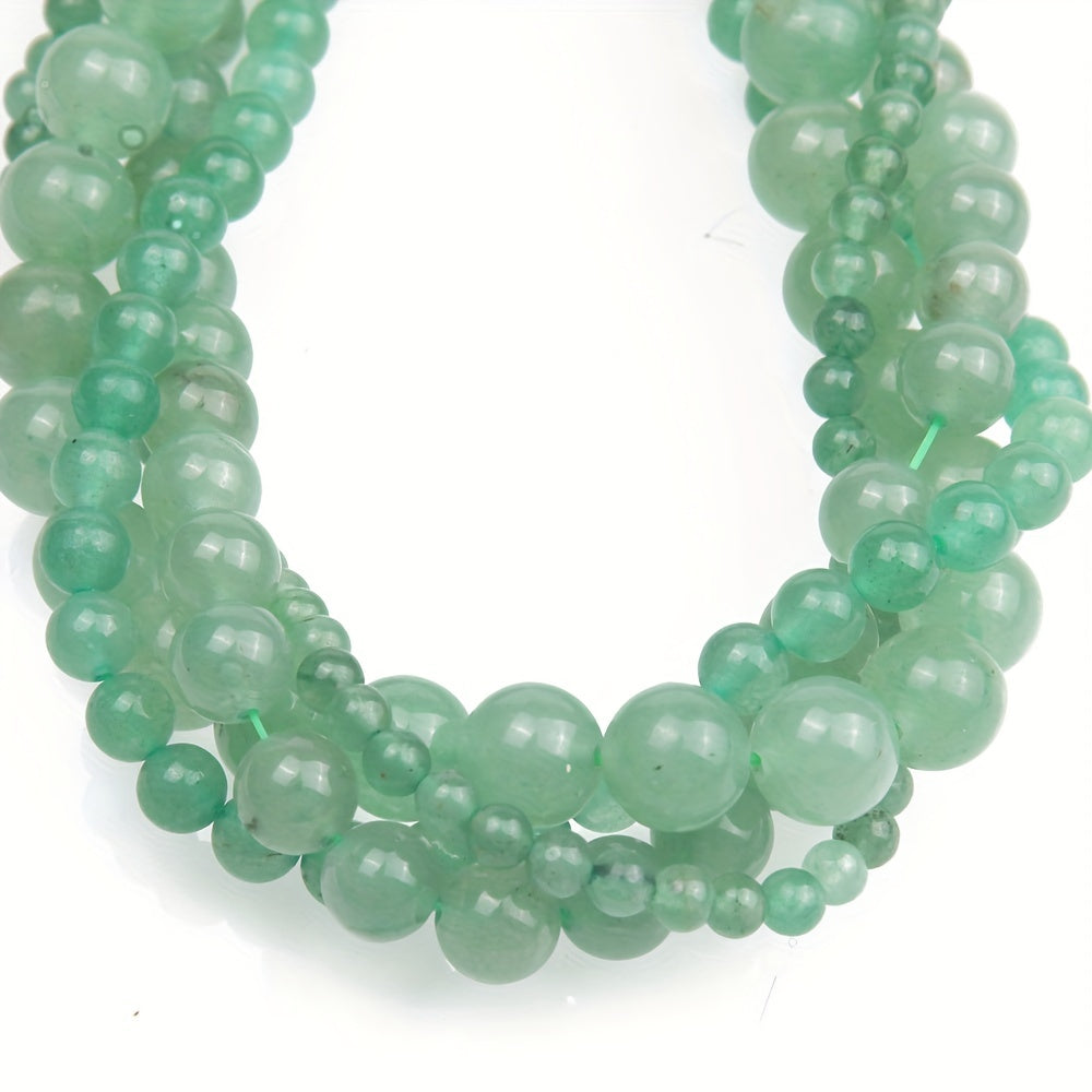 Green Aventurine Loose Beads 4-10mm for Jewelry Making