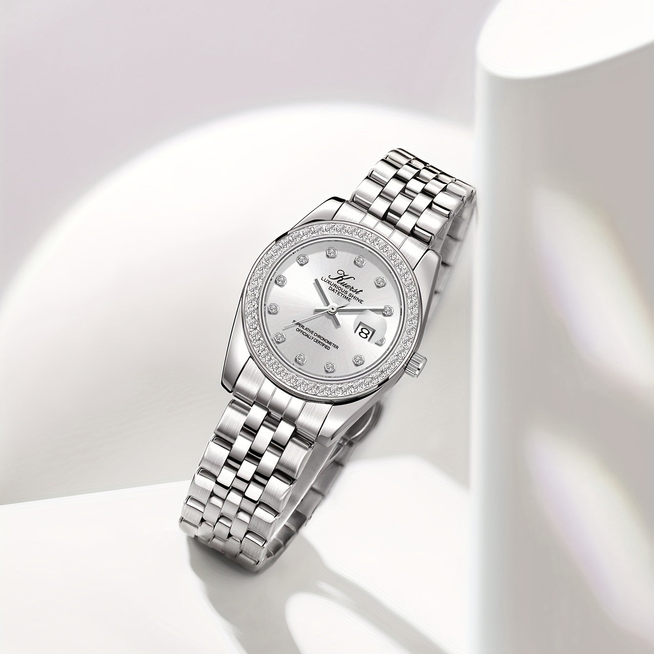 Teenager Steel Belt Butterfly Buckle Quartz Watch