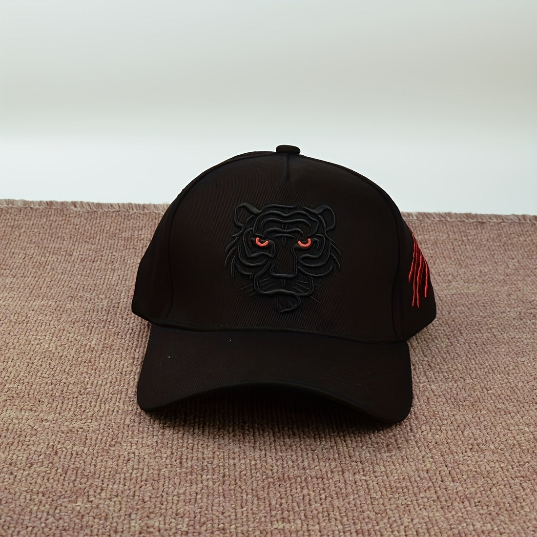 Tiger Embroidery Unisex Baseball Cap Hip Hop Dad Hats Lightweight Adjustable