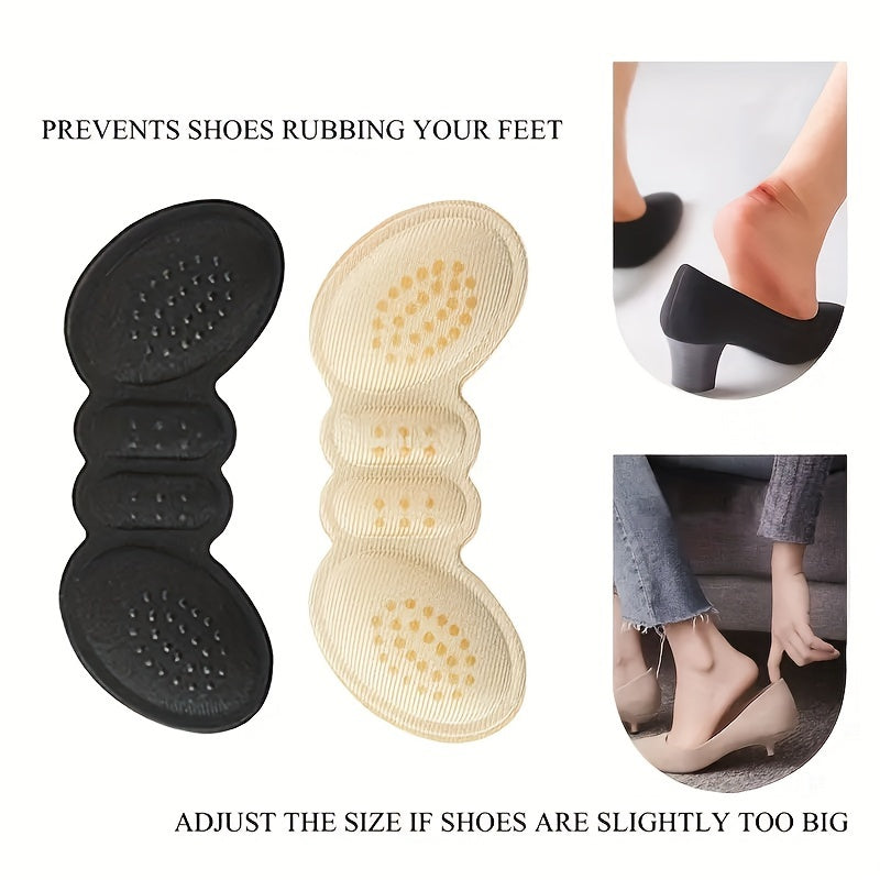 Soft High Heel Pads Heel Stickers Size Adjustments For Women's Shoes