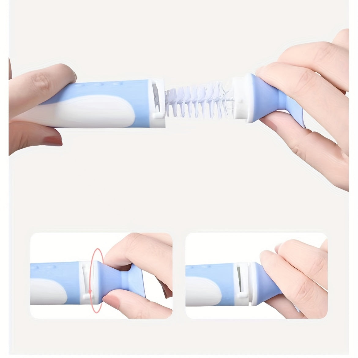 Baby Nylon Brush Pacifier & Bottle Cleaning Set