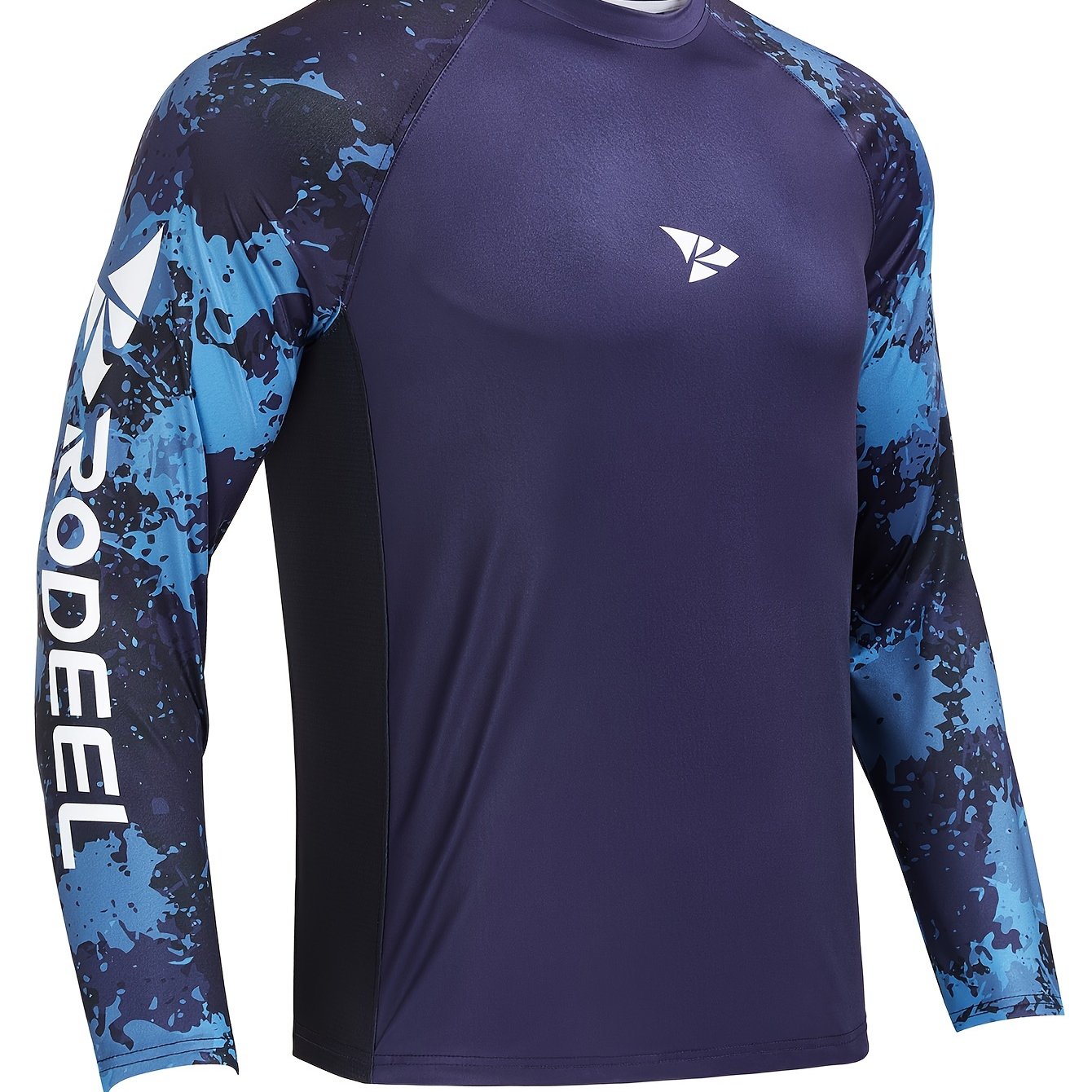 Men's Camo Sun Protection Hoodie Long Sleeve Quick Dry Top