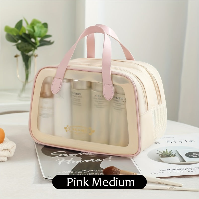 Travel Makeup Bag Double Layer Wet & Dry Separation Cosmetic Bag
