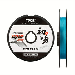 120m 393 7ft 8 Strand Braided Fishing Line 4 54 18 14KG PE Thin & Smooth