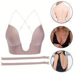 Soft Plunge Bra Breathable Women's Lingerie