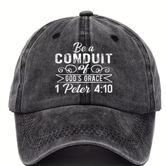 Printed Baseball Cap Vintage Dad Hat Outdoor Sun Hat