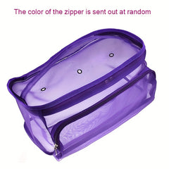 Mesh Yarn Storage Bag- Foldable Knitting Organizer