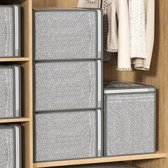 Large Capacity Storage Bag With Handles Portable Non Woven Clothes Storage Bag