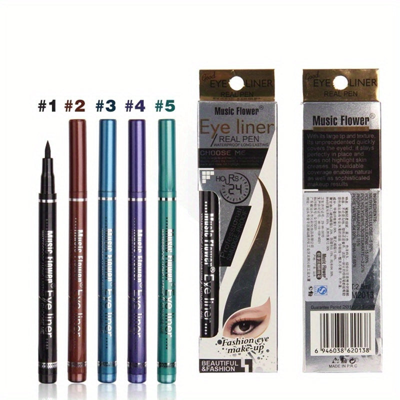 Waterproof Liquid Eyeliner Pen High Pigment Smudge Proof