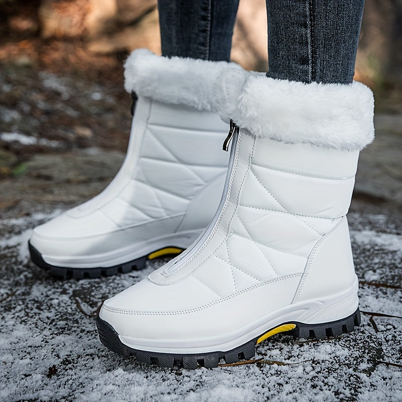 Women's Snow Boots High Top Waterproof Winter Shoes