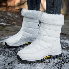 Women's Snow Boots High Top Waterproof Winter Shoes