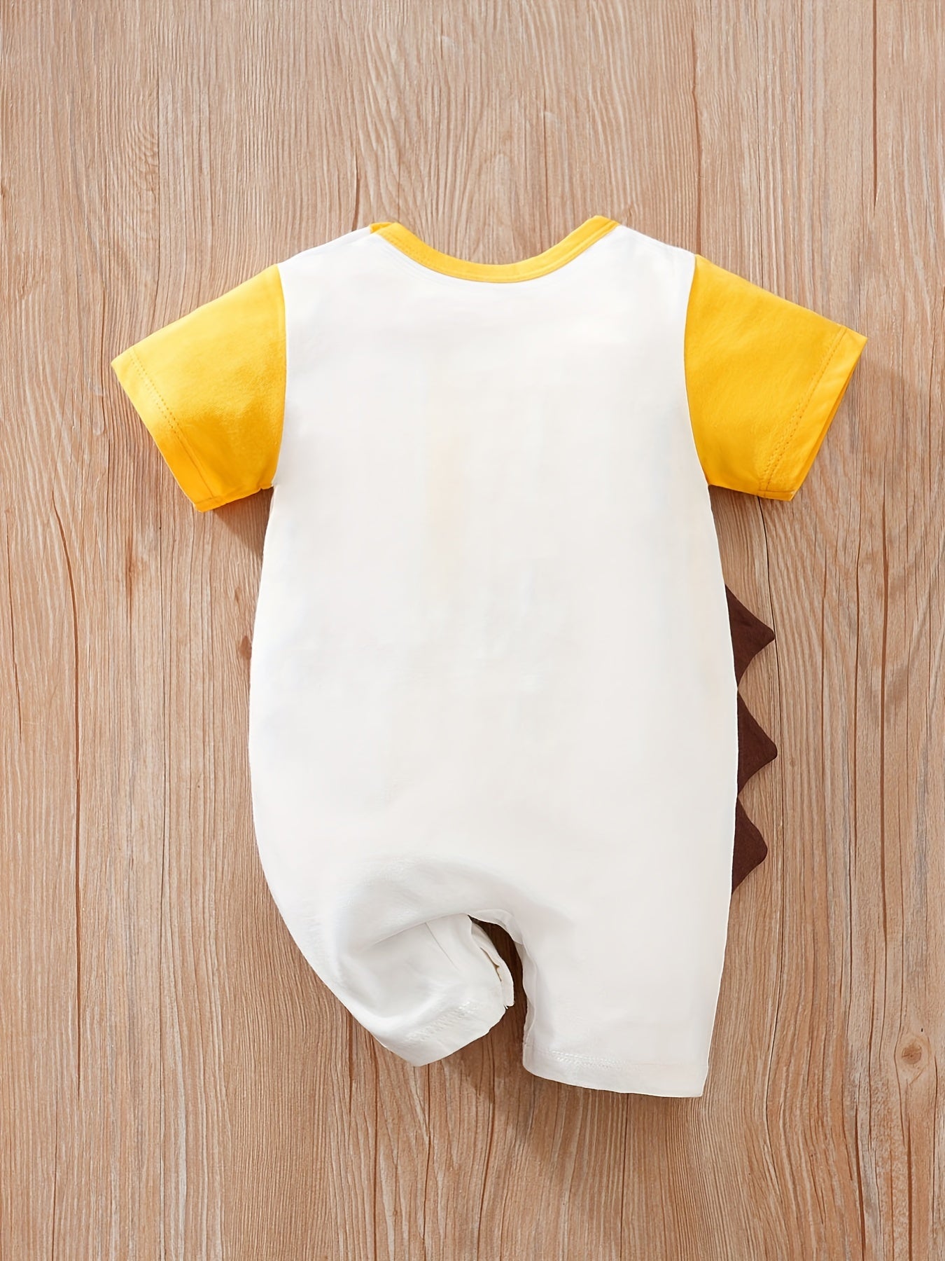Cartoon Dinosaur Printed Romper for Newborn Baby Boys Girls