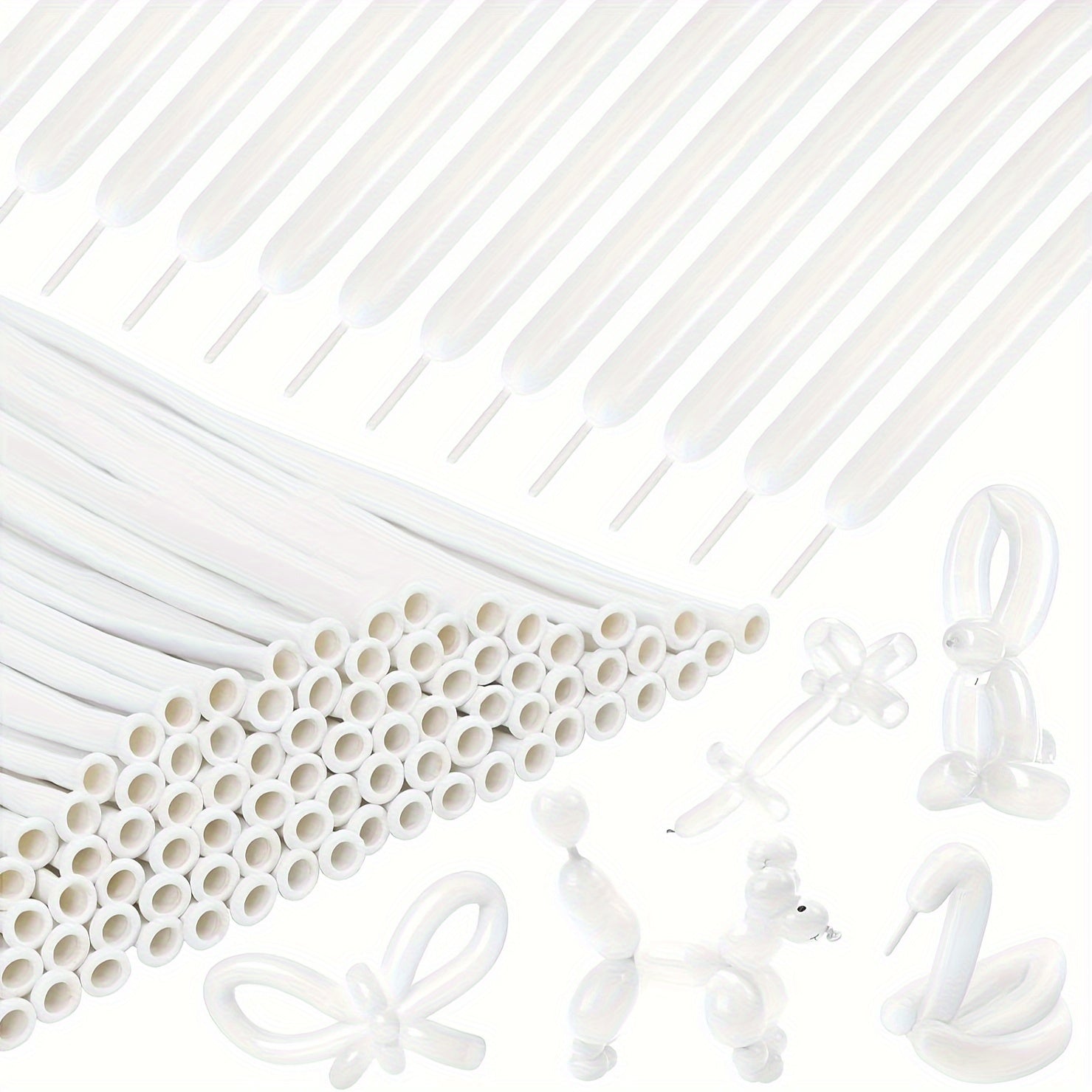 100pcs Thickened Latex Long Balloon Animal Garland
