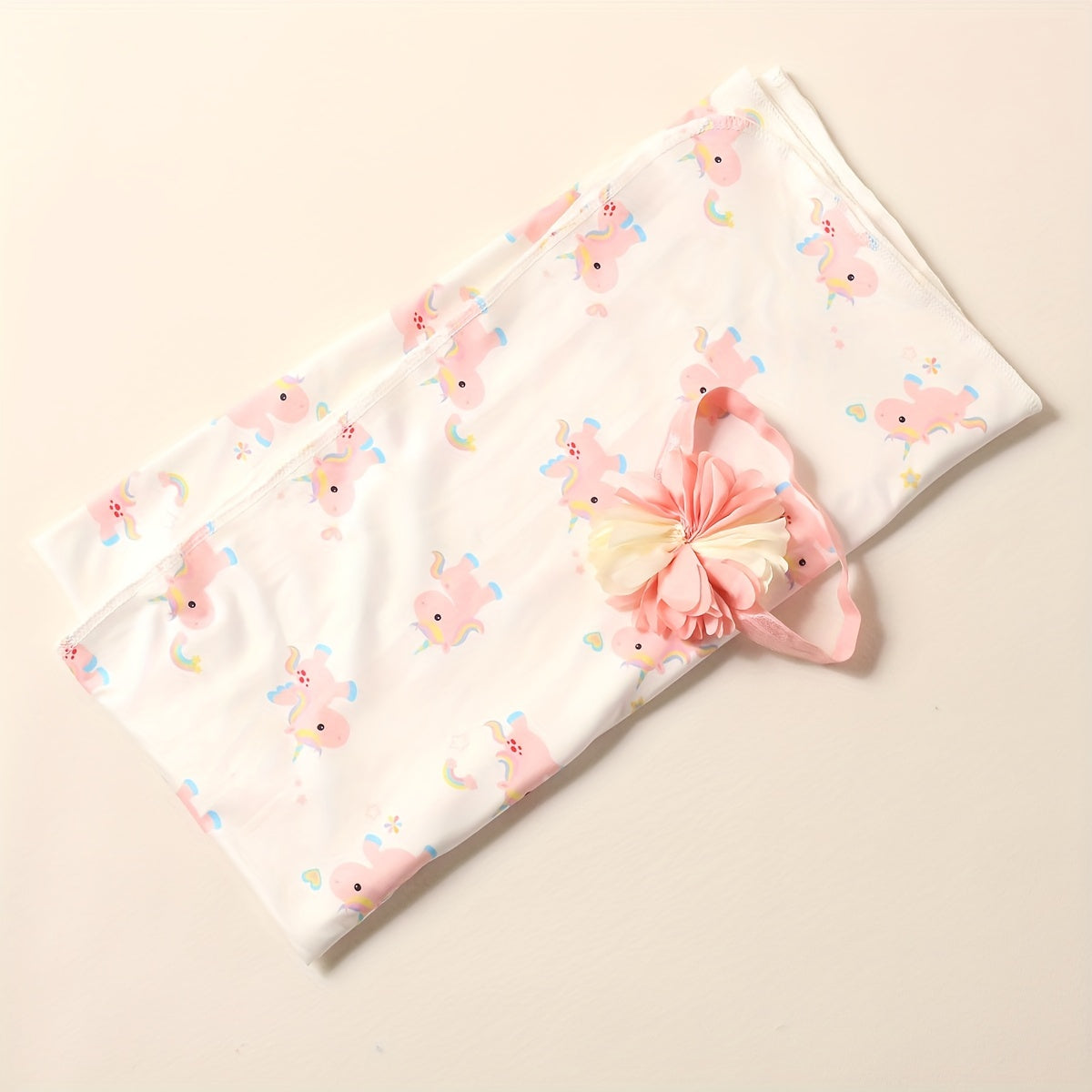 2 Piece Newborn Swaddle Set for Baby Photography Props