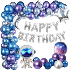 Outer Space Birthday Party Balloon Wreath Arch Kit