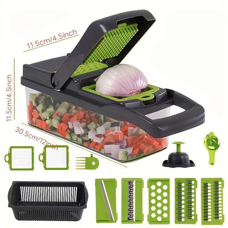 Vegetable Chopper Pro 13 in 1 Food Chopper Kitchen Slicer Dicer Cutter