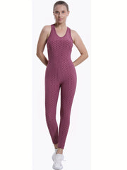 Halter Neck Yoga Jumpsuit Butt Lifting Tummy Control