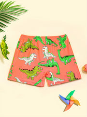 Boys Dino Swim Trunks for Beach Holiday Summer Kids