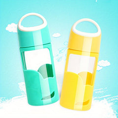 Portable High Temp Resistant Glass Sports Water Bottle