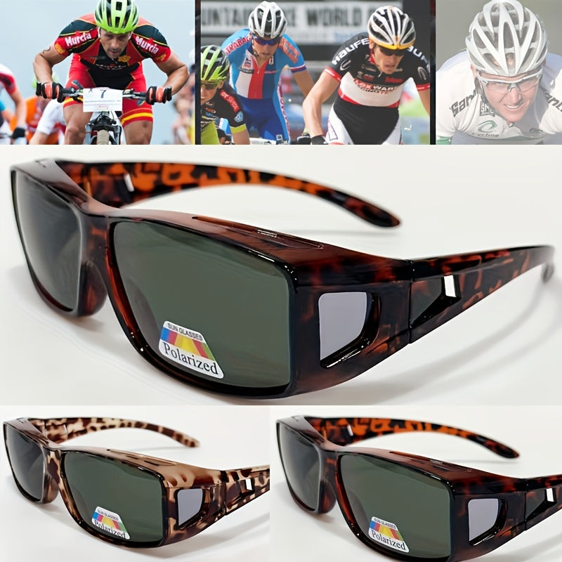 Polarized Sunglasses for Men and Women Bean Colored Frame Myopia Friendly