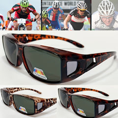 Polarized Sunglasses for Men and Women Bean Colored Frame Myopia Friendly