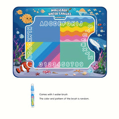 Magic Doodle Mat with Alphabet & Numbers, for Kids 3-6 Years