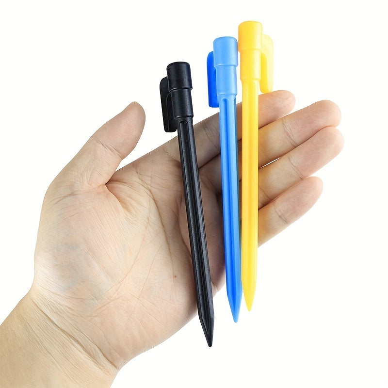 4pcs Plastic Ground Nails Tent Stakes For Camping