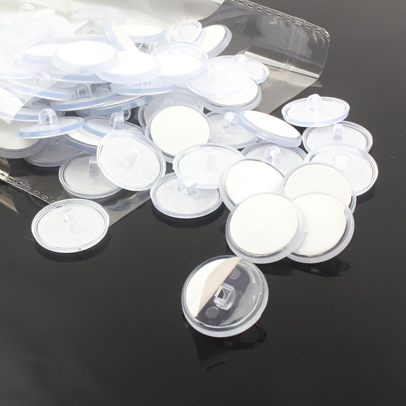 50pcs Transparent Ceiling Hook Self Adhesive Strong Hook Christmas Light