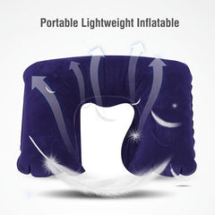 3pcs Inflatable U Shaped Neck Pillow Set - Travel Accessories