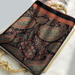 Silk Printed Square Scarf Women's Head Scarf Multifunctional Accessory