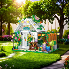 Village Inn Model Kit with LED Light for Adults and Teenagers 6 Years Old