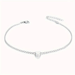 Boho Layered Love Heart Shape Beads Anklet Bracelet