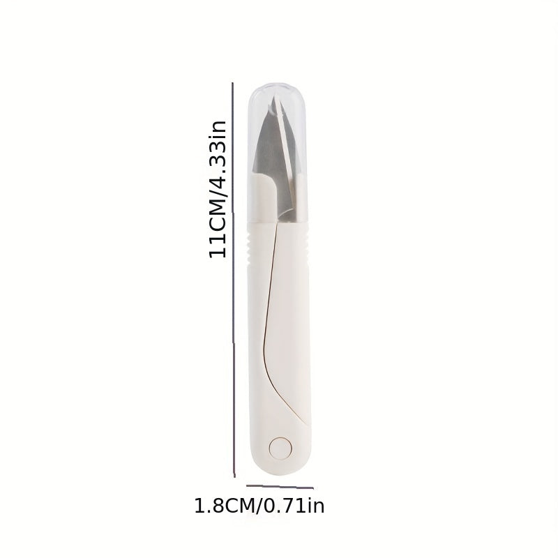 Portable U Shaped Scissor With Cover Embroidery Sewing Scissor