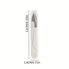 Portable U Shaped Scissor With Cover Embroidery Sewing Scissor