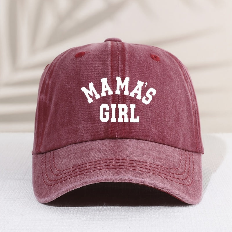 Kids Distressed Vintage Baseball Cap Sunshade Embroidered Outdoor Activity Hat