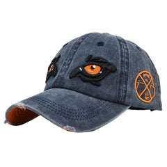 Washed Duck Cap Distressed Son Embroidery Baseball Cap