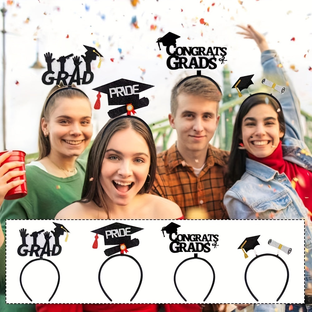 Graduation Decorative Hair Band Photo Prop Bachelor's Hat Head Band