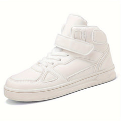 Women's Faux Leather Skate Shoes Flat Non Slip Sneakers