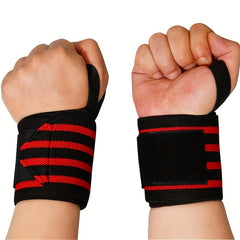 Weightlifting Wrist Wraps Strength Training Gear with Thumb Loops