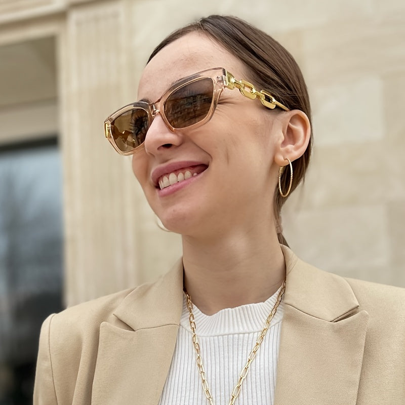 Narrow Square Sunglasses Unisex Hip Hop Sun Glasses